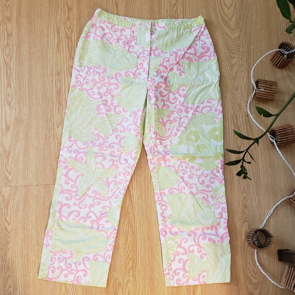 Lilly Pulitzer Ocean Creatures Cropped Pants